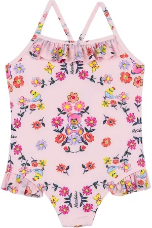 Moschino Badedragt med illustration-tryk
