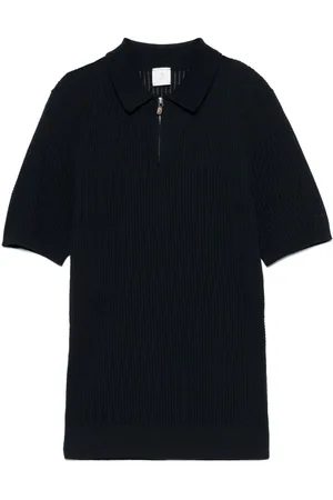 ELEVENTY Ribstrikket polo