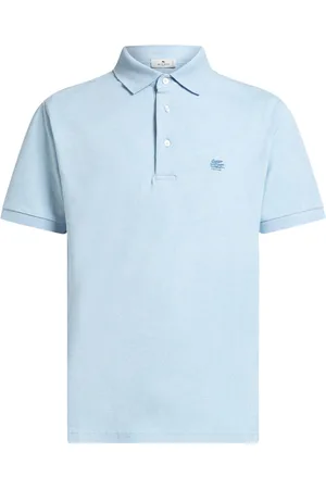 Etro Polo i jacquard med paisleytryk