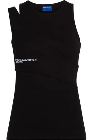 Karl Lagerfeld Tanktop med broderet logo