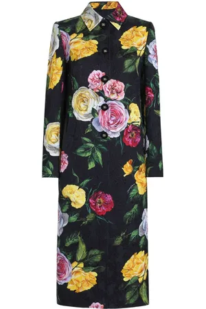 Dolce & Gabbana Frakke med rose-tryk