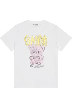 Ganni T-shirt med tryk