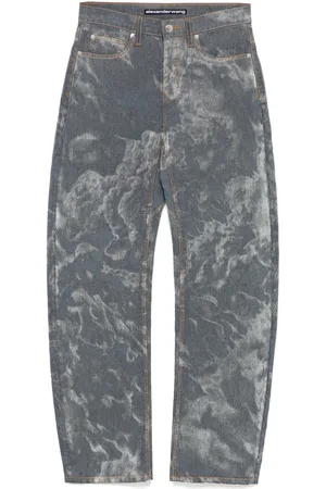 Alexander Wang Lavtaljede jeans med sløjfe