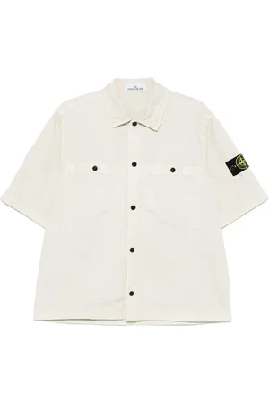 Stone Island Skjorte med aftagelig mærke