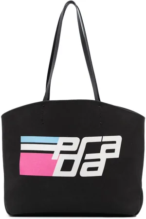 Prada Canapa Racing shopping-tote med logo fra 2000-2024