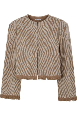 By Malene Birger Jakke med zebratryk