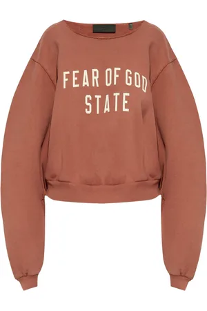 FEAR OF GOD Fleece-sweatshirt med logotryk