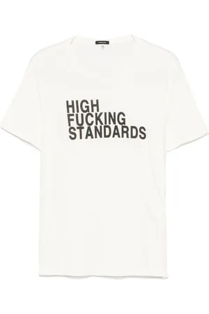 R13 T-shirt med teksttryk