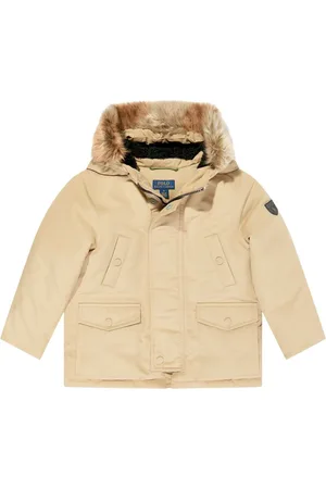 Ralph Lauren Jakke med imiteret pelskant