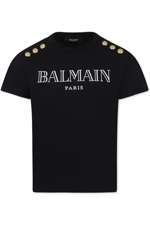 Balmain T-shirt med broderet logo