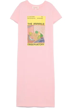 The Animals Observatory Kjole med grafisk tryk