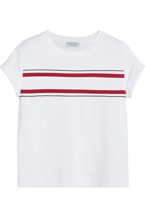 Brunello Cucinelli Stribet T-shirt