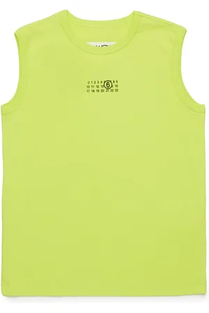 Maison Margiela ærmeløs T-shirt med logo