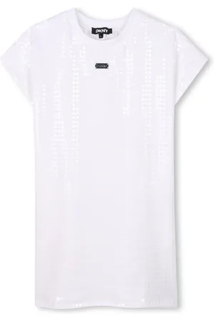 DKNY T-shirt-kjole med pailletter