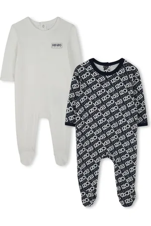 Kenzo Pyjamas med logotryk (sæt med to)