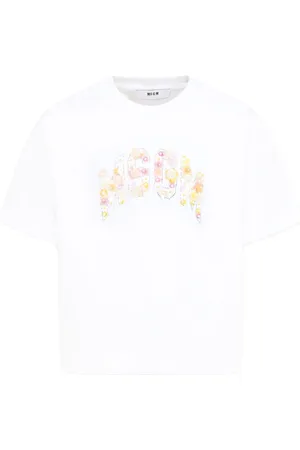 Msgm T-shirt med logotryk
