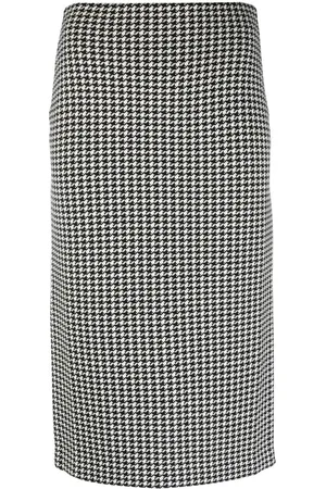 Ralph Lauren Houndstoothmønstret pencilnederdel