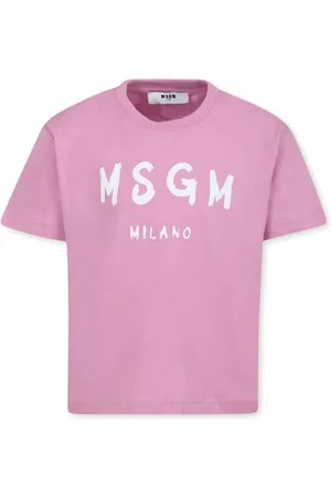 Msgm T-shirt med logotryk