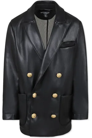 Balmain Blazer i imiteret læder