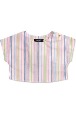VERSACE Stribet bluse