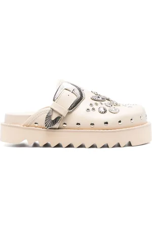 TOGA PULLA Mules med pariserringe i metal