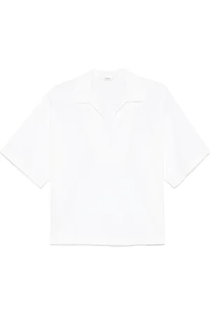 BARENA Bluse med krøllet effekt