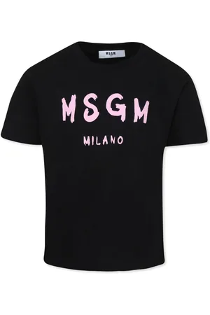 Msgm T-shirt med logotryk