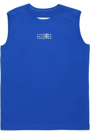 Maison Margiela ærmeløs T-shirt med logo