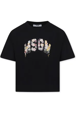 Msgm T-shirt med logoudsmykning