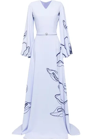 Saiid Kobeisy Kaftan med blomstertryk