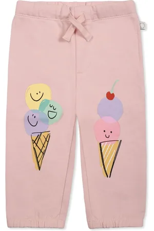 Stella McCartney Joggingbukser med grafisk tryk