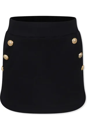 Balmain Nederdel med knapper og præget logo