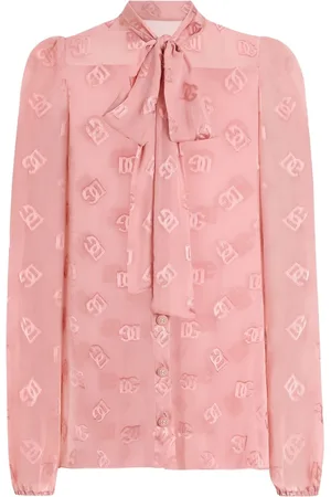 Dolce & Gabbana Skjorte med logo-devoré