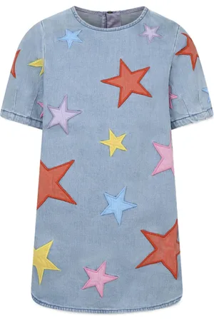 Stella McCartney Denimkjole med stjernemærke