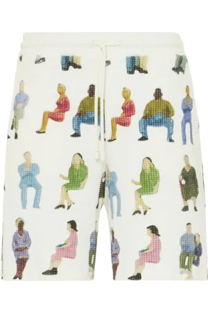 J.W.Anderson Shorts i vaffelstrik i teksturen