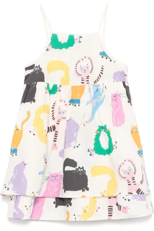 Stella McCartney Kjole med illustration-tryk