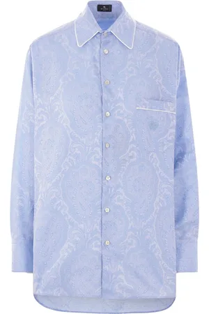 Etro Pyjamastop med paisleytryk