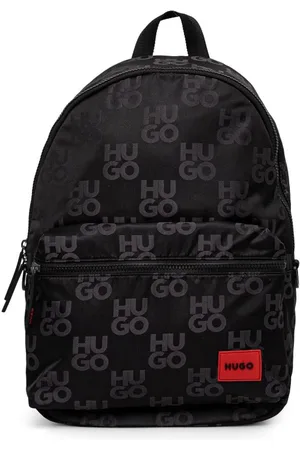 HUGO BOSS Rygsæk med logomønster