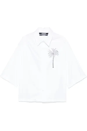 Jacquemus La Chemise Aloe skjorte