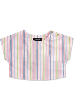 VERSACE Stribet bluse