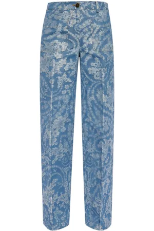 Etro Jeans med blomstertryk