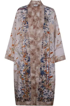 PIERRE-LOUIS MASCIA Aloe kimono i silke