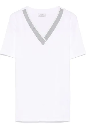 PESERICO SIGN T-shirt med kontrastkrave