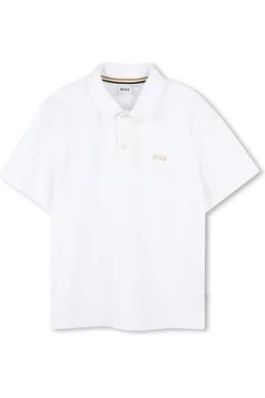 HUGO BOSS Polo med broderet logo