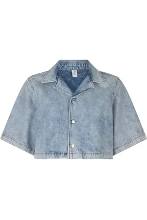 Liu Jo Cropped denimskjorte