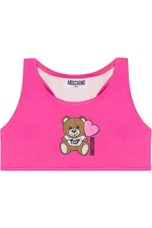 Moschino Bikinitop med bamsemotiv