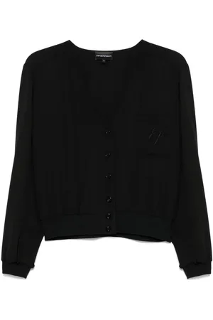 Emporio Armani Bluse med logobroderi