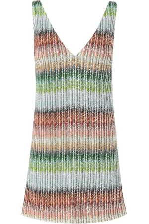 Missoni Kort stribet kjole