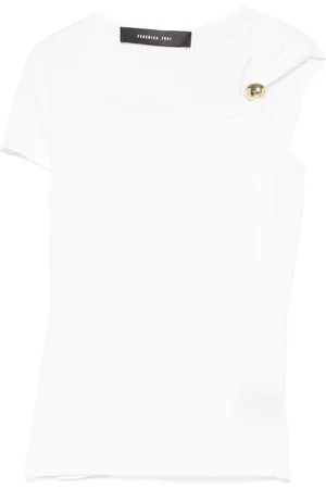 FEDERICA TOSI T-shirt med juveldetalje