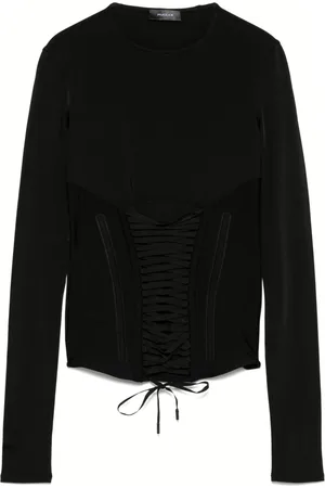 MUGLER Top med snøre